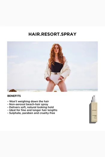 HAIR.RESORT.SPRAY – Styling Hair Spray for Wavy Hair Beach Look, 150ml
