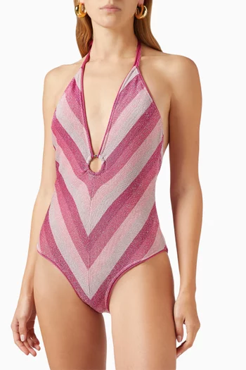 Beck Halterneck Ring One Piece Swimsuit