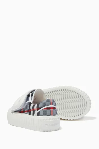 Mark Sneakers in Check Cotton