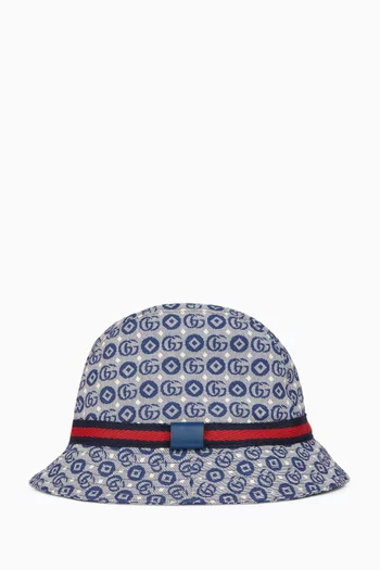 Bristol Fedora Hat in Cotton Jacquard