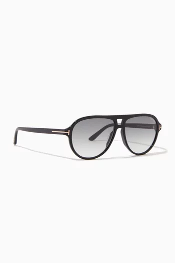 D-frame Sunglasses in Acetate     