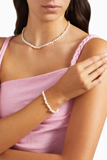 Ariel Necklace in Keshi Pearls