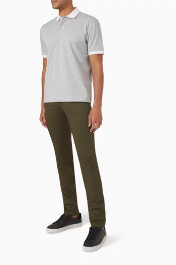 Slim-fit Stretch Chino Pants in Cotton
