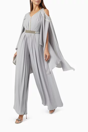 Moroccan Jumpsuit in Soft Crepe