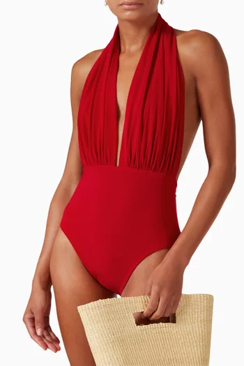 Mio One-piece Swimsuit in Lycra Blend