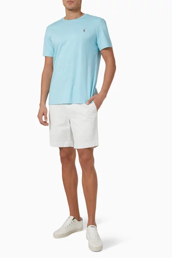 Polo Pony Chino Shorts in Stretch Cotton Twill