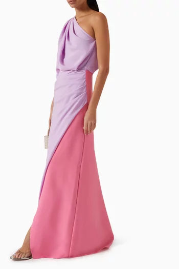 One-shoulder Gown