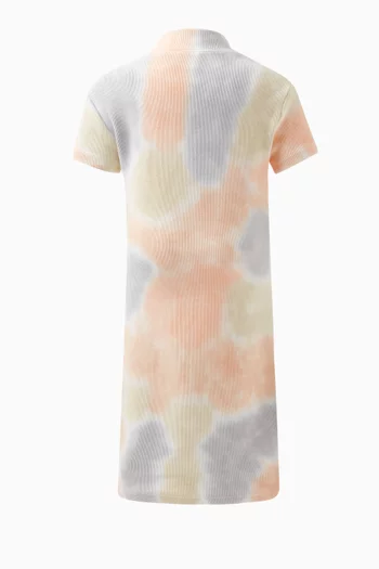 Tie-dye T-shirt Dress in Stretch-cotton