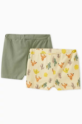 Assorted Shorts in Cotton, Set of 2