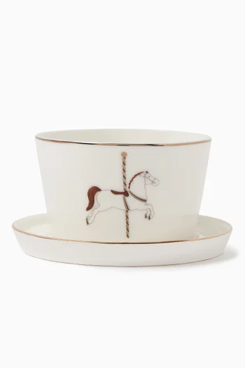 'Meghle W Sau' Carousel Bowls Set in Porcelain