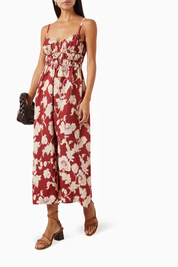 Hayley Printed Dress in Cotton