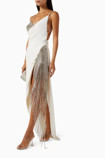Favori Crystal-embellished Dress in Crepe