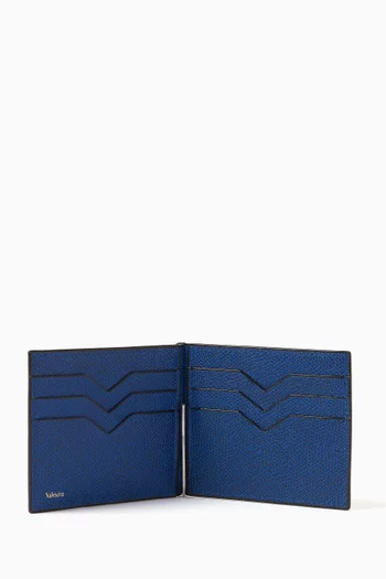 Simple Grip Wallet in Millepunte Calfskin Leather