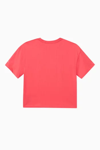 Logo-Print Boxy-Fit T-shirt in Cotton