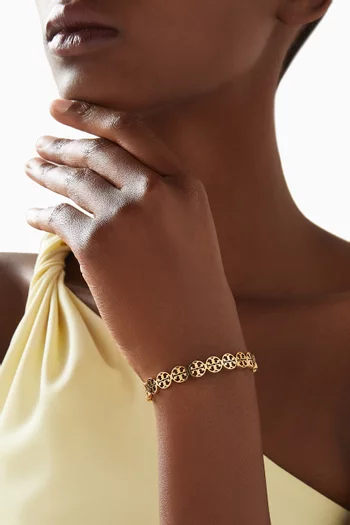 Miller Thin Cuff in 18kt Gold-plated Stainless Steel