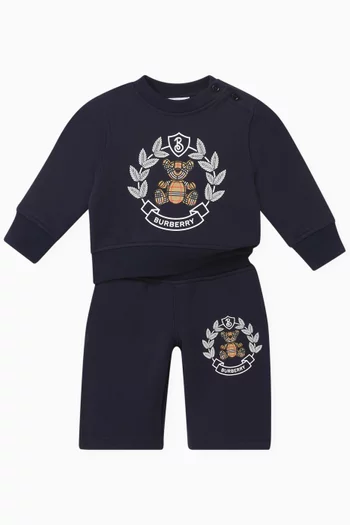 Thomas Bear Logo-print Sweatpants in Cotton