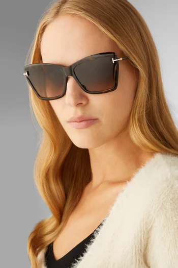 Leah Sunglasses in Acetate