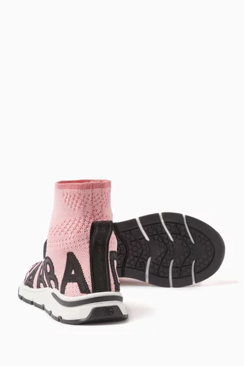 Logo Sock Sneakers in Knit