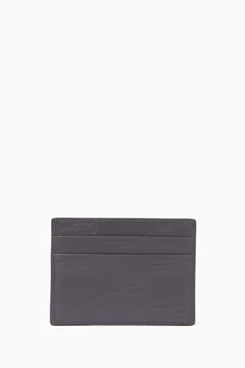 Monogram Card Case in Leather