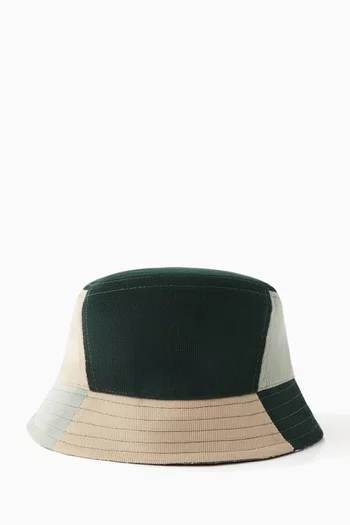 Reversible Oxford Bucket Hat in Twill