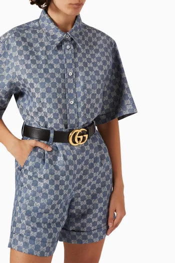 GG Marmont Belt in Leather