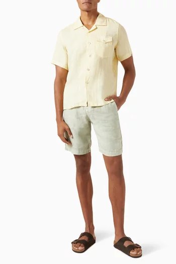 Short-sleeved Shirt in Linen