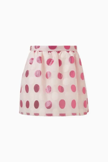 Polka Dot Skirt in Polyester