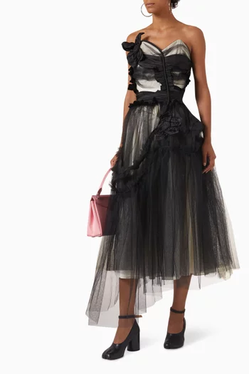 Strapless Dress in Tulle