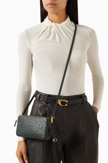 Kira Crossbody Bag in Signature Leather