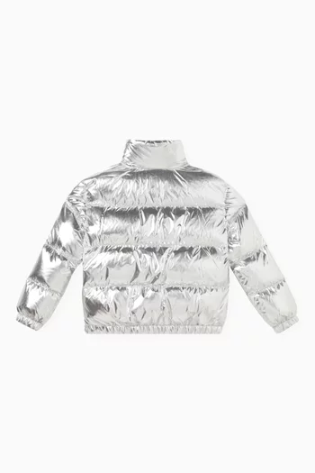 Meuse Jacket in Quilted Metallic Nylon