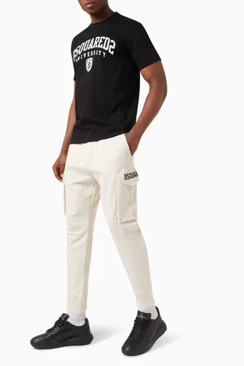 Cipro Cargo Pants in Stretch Cotton Blend