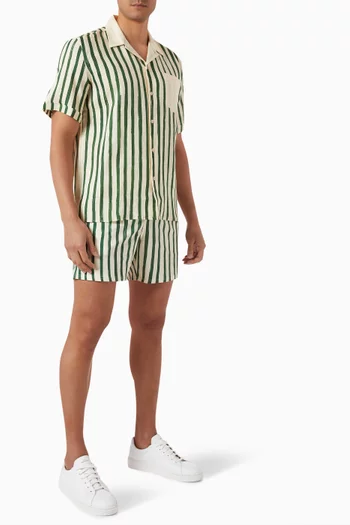 x Highsnobiety Striped Charli Shirt in Linen