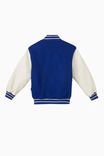 Hani Baseball Jacket in Wool-Blend