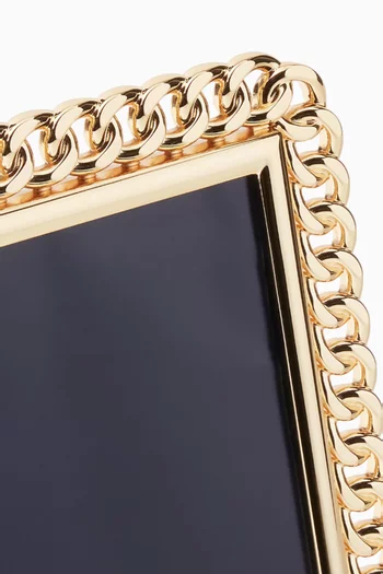 Blake Chain-trim Picture Frame in Metal