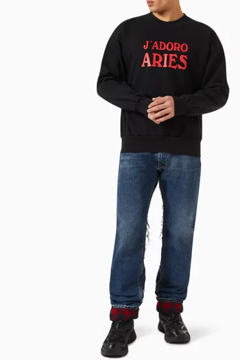 J Adoro Aries Sweatshirt in Fleece