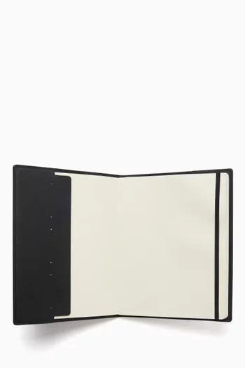 Extra Large Notebook Cover in Leather