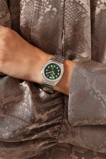 Coussin Sleek Lady Quartz Stainless Steel Watch, 34mm