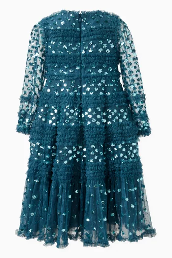 Dot Shimmer Dress in Recycled Tulle