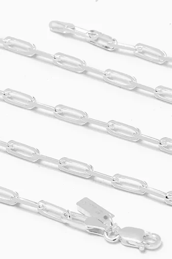 Paperclip Chain in Sterling Silver