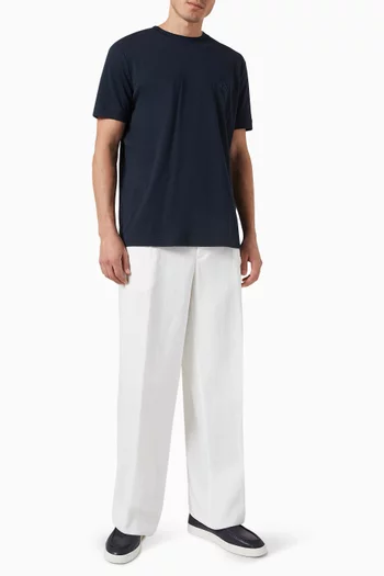 Pleated Trousers in Linen