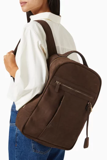 Backpack in Nubuck Leather
