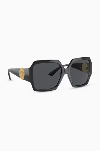 Medusa Square Sunglasses in Acetate