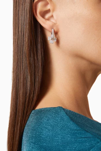 Heidi Huggie Hoop Earrings in Sterling Silver