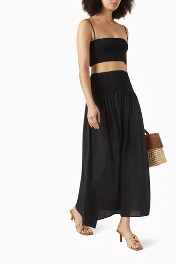 Lily  Maxi Skirt in Rayon-nylon