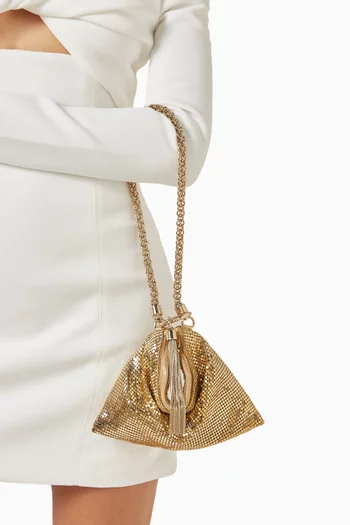 Mini Callie Bag in Metallic Mesh