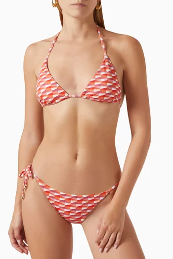 Ariah Tie-up Bikini Top in ECONYL®