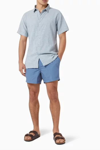 Charles 5 Swim Shorts in Cotton Blend