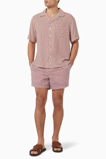 Charles Swim Shorts in Cotton Blend