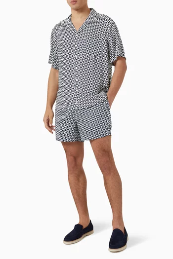 Charles Swim Shorts in Cotton Blend