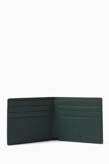 Small Aren Monogram Bi-fold Wallet in Nappa Leather